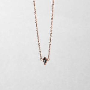 Mini Free Will Salt-and-pepper Diamond Necklace
