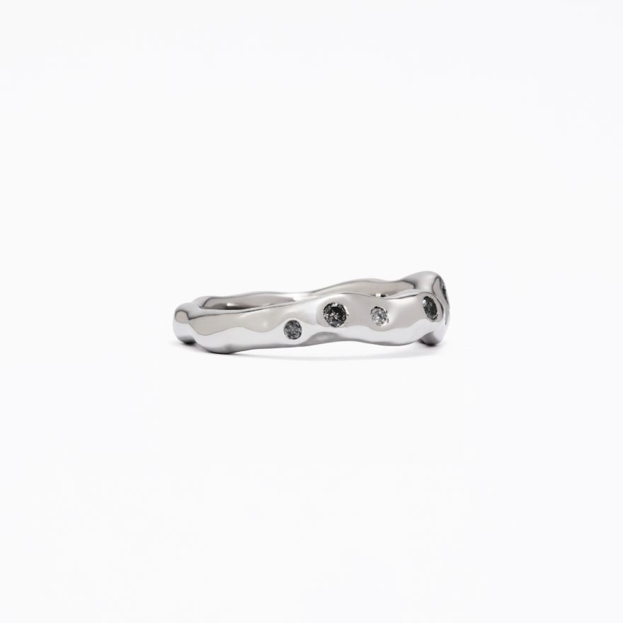 Unbounded Salt-and-pepper Diamond Ring - Image 2