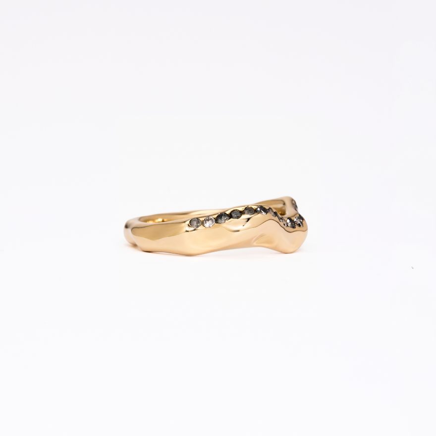 Unbounded Salt-and-pepper Diamond Ring - Image 2