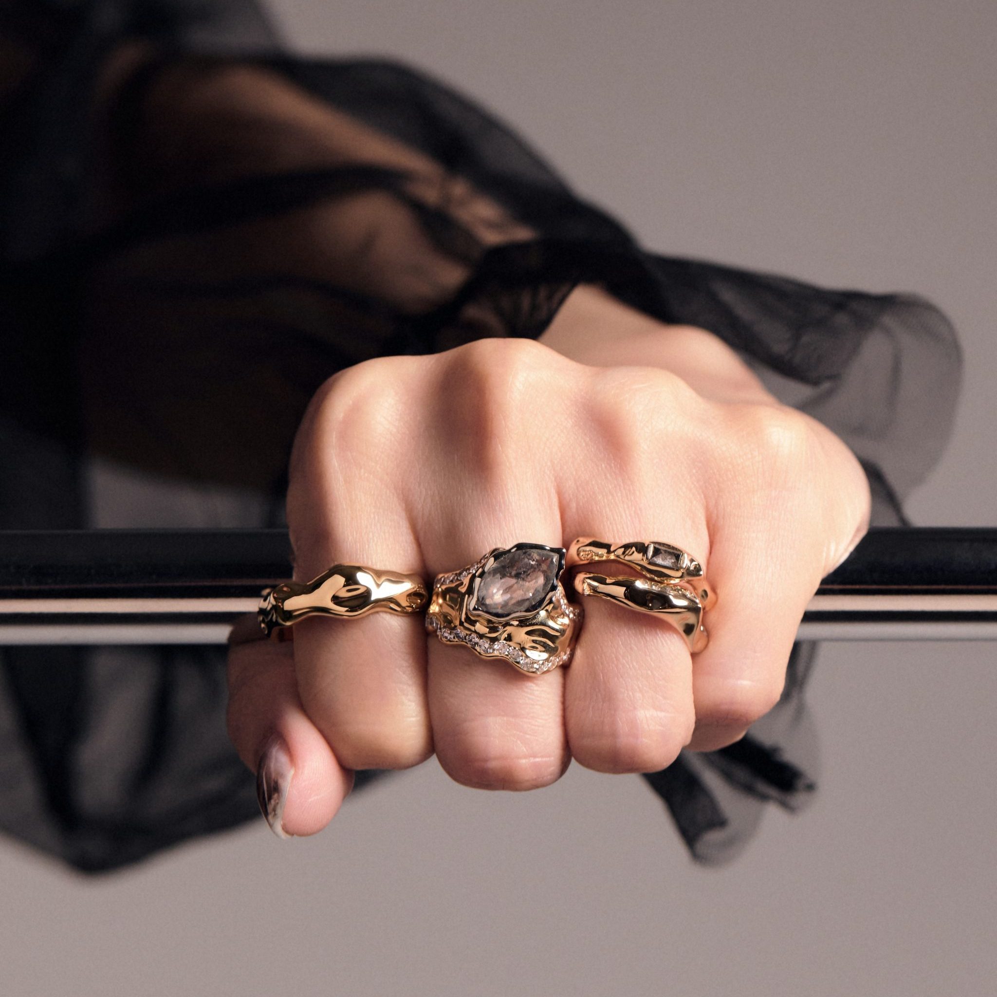 Unapologetic Salt-And-Pepper Diamond Ring - Image 3