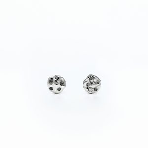 Unbounded Salt-And-Pepper Diamond Earring