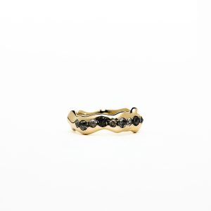 Unbounded Salt-And-Pepper Diamond Ring (Bold)