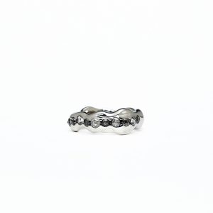 Unbounded Salt-And-Pepper Diamond Ring (Bold)